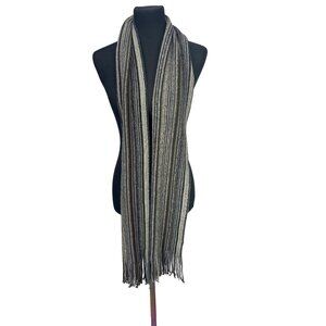 Echo Women's King Of‎ Stripes Wrap Fringed Scarf